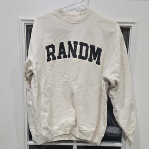 Women's Cream Sweatshirt Randm